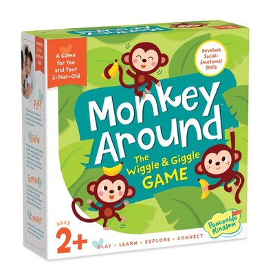 Peaceable Monkey Around First Toddler Game: Interactive Parent Play, Ages 2+