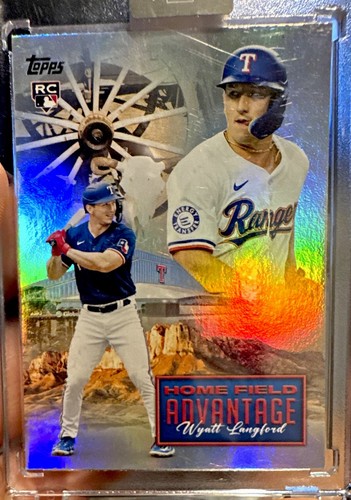 Wyatt Langford #HFA-24 2024 Topps Homefield Advantage card