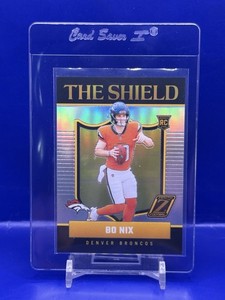 2024 Panini Zenith Bo Nix The Shield Rookie Case Hit SSP Denver Broncos RC