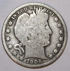 1906-O BARBER SILVER HALF DOLLAR - GOOD - #2641DAC2