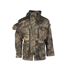 Mil-Tec Brand German Army Jacket RipStop Smock Flecktarn Camo Parka Bundeswehr
