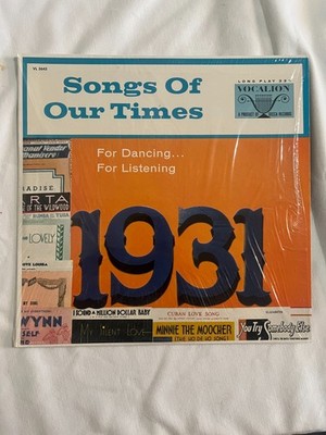 Songs of Our Times 1931 (Ray Benson) Vocalion VL3543 (1959) in shrink Ex
