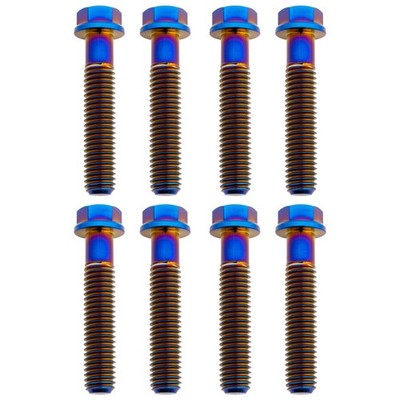 Tusk 2156810009-8c0e1b Titan. Triple Clamp Bolt Kit X-Trig Trpl Clamp Burnt Blue