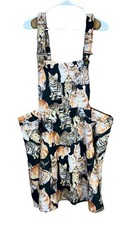 SHEIN Curve (Sz 3XL) Overall Dress Cat Cats Print Plus Zipper on the Side