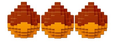 Minecraft Mini Figures Spawn Egg Blind Box Bundle of 3 HXT64-956F