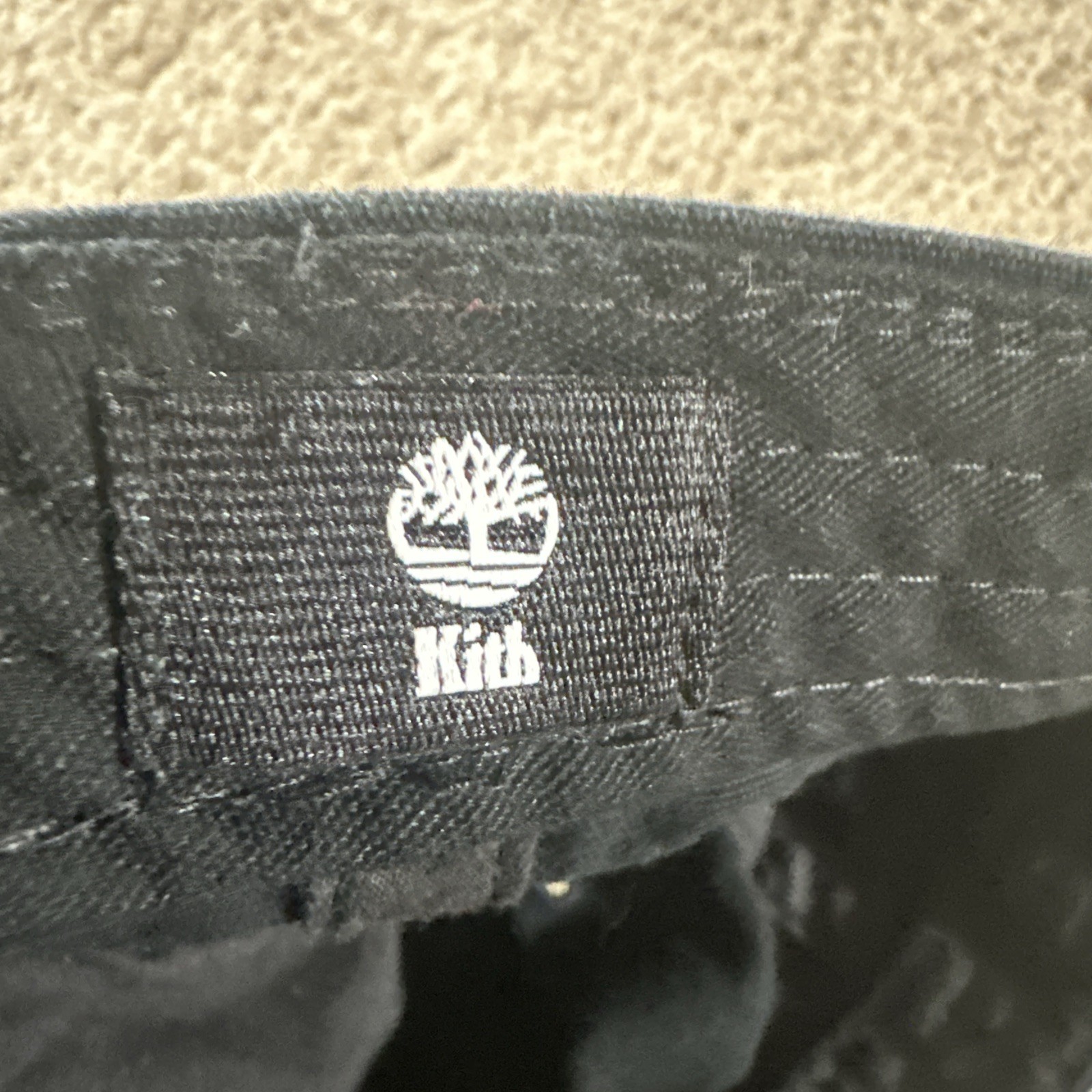 Kith Hat Cap Men Black Adjustable Strap Timberlan… - image 10