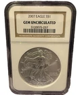 UNITED STATES 2007 AMERICAN SILVER EAGLE 1OZ NGC GEM UNCIRCULATED