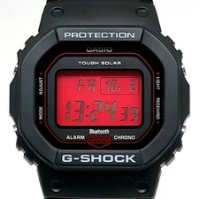 G-SHOCK CASIO GW-B5600AR-1 Black Red Series Watch Used with Box and Tag
