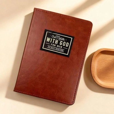 One Minute with God for Men 365 Devotions NEW Faux Leather Devotional Book