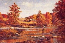 Robert Abbett Five Mile Pool - Fly Fishing Publisher's Proof