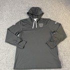 Las Vegas Raiders Hoodie Mens Medium NFL Football Nike Dri Fit On Field