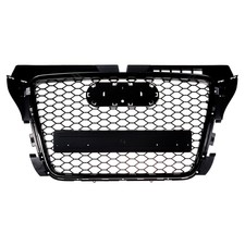 Kühlergrill Wabengrill Schwarz Glanz Passend für Audi A3 8P Facelift 08-13