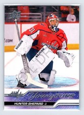 2023-24 Upper Deck Young Guns Hunter Shepard Rookie Washington Capitals #491