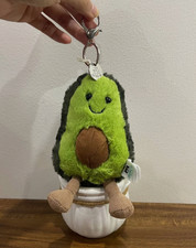 Jellycat Amuseables Avocado Bag Charm Plush Keychain Cute Gift NWT 2026