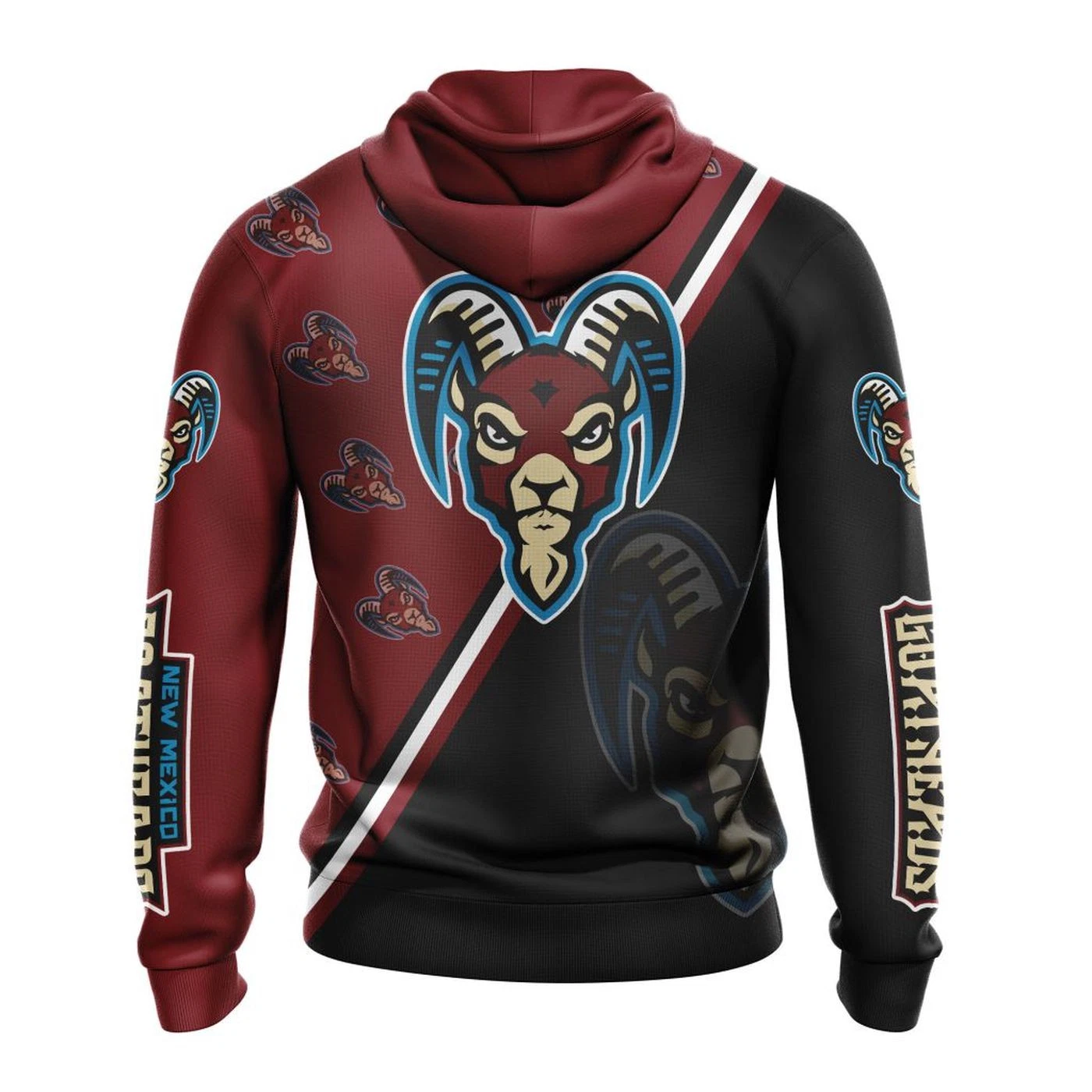 Personalized New Mexico Goatheads Hoodie Design Concept