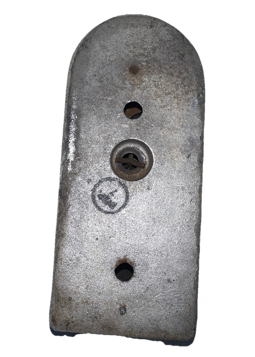 Vintage DETEX Watch Clock Corp Watchman’s Station Box #16 w/ #16 Key on Chain