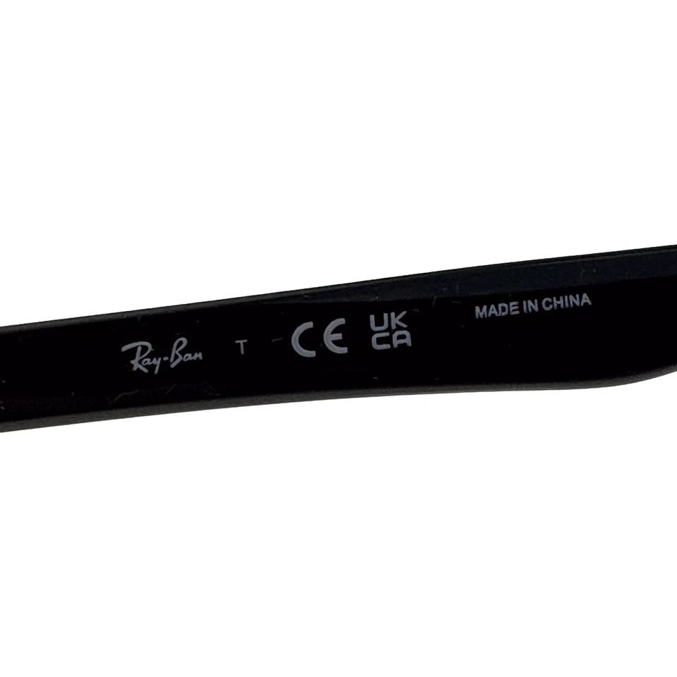 Gafas de sol Ray-Ban RB4147 Boyfriend negras sobre marrones 60 mm 15 mm 145 mm 6095/85 Foto 4 de 4