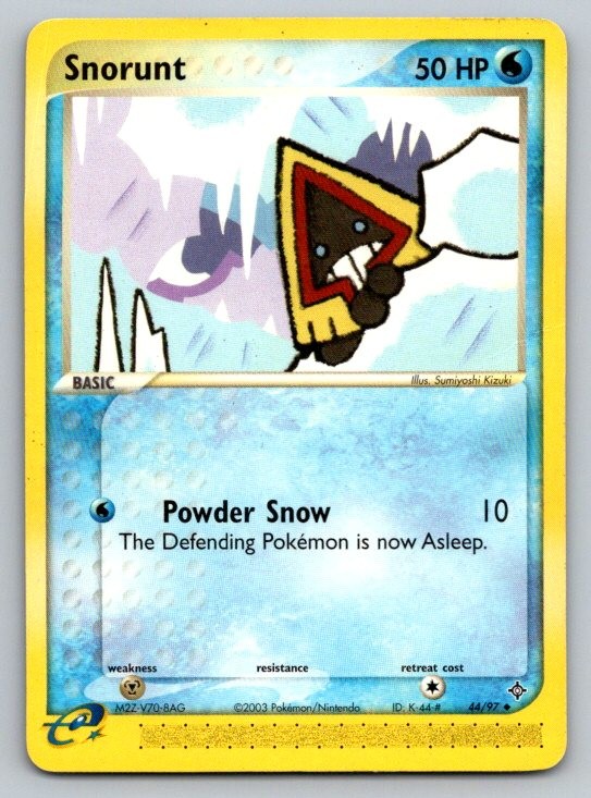 Snorunt EX Dragon 44/97 NM