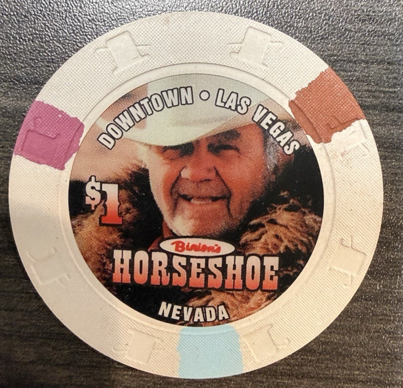 Horseshoe Club Binion's Las Vegas Nevada 2004 $1 Casino Chip