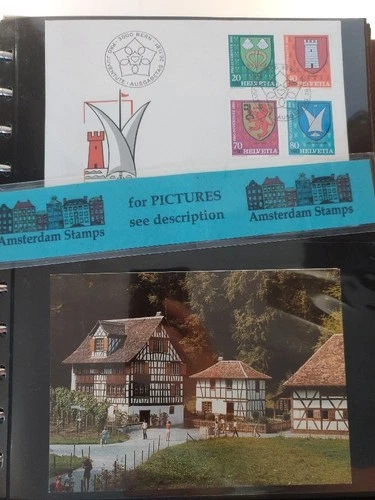 Switzerland 1981-2009 vf collections fdc's in 6 albums High CAT Value TOP!