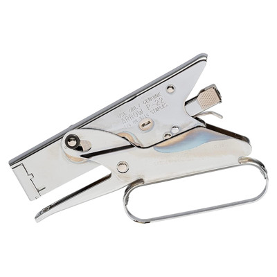 ARROW P22 Plier Stapler Staple Gun Chrome Heavy Duty Uses 1/4'' (6mm)-5/16''(8mm)