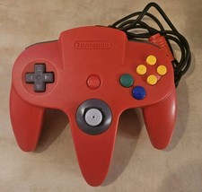 Official Nintendo 64 Red Controller OEM N64 Original Tight Stick