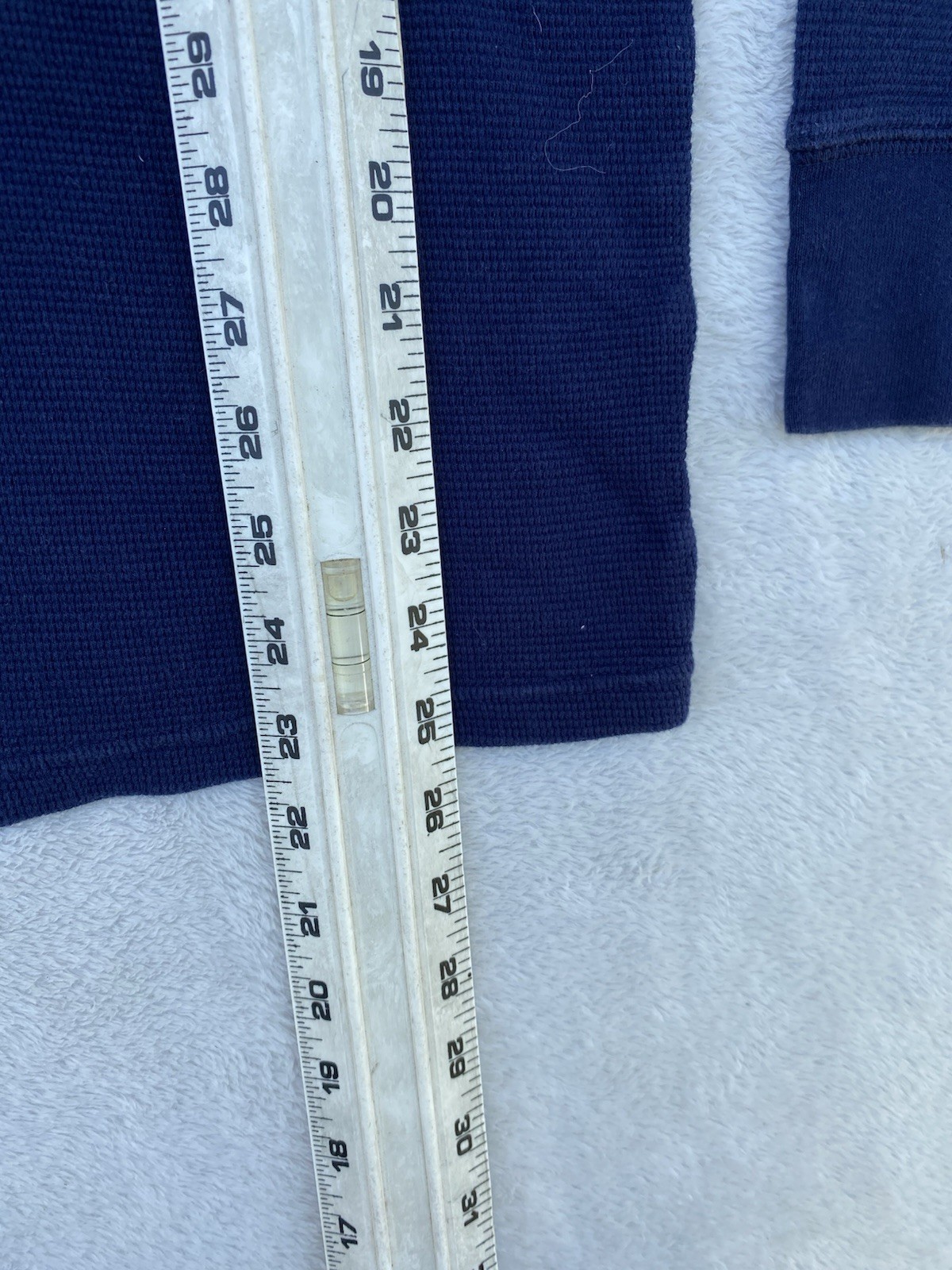 Mens Polo Ralph Lauren Bear Pajama Pants Navy Gray Waffle Knit Top Sleepwear S/M thumbnail 6