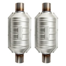 2pc Universal Catalytic Converter Epa For Multiple Makes Models And Vehicles