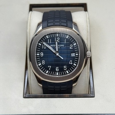 Patek Philippe Aquanaut 5168G Aquanaut Blue White Gold Rubber