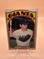 1972 Topps Dave Kingman #??? Giants Rookie RC Vintage MLB Baseball Card