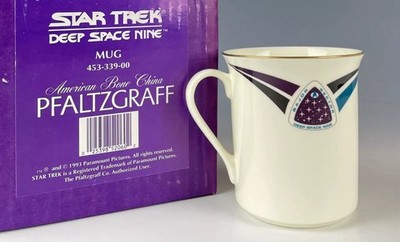 PFALTZGRAFF STAR TREK DEEP SPACE NINE BAJOR SECTOR COFFEE MUG NEW IN BOX