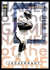 Ricky Watters 1997 Collector's Choice #63 Eagles NFL READ FREE SHIP AutographDen