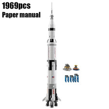 NASA Apollo Saturn V Weltraumrakete Bauset Building Set | Ideas Replika +1969pcs