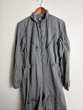 Vintage 1969 K-2B Coverall Flying Suit Mens Flight M  Long 60s Military Olive