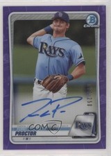 2020 Bowman Chrome Prospects Purple Refractor /250 Ford Proctor #CPA-FP Auto e6q