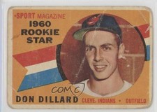 1960 Topps Sport Magazine 1960 Rookie Star Don Dillard #122 00jz