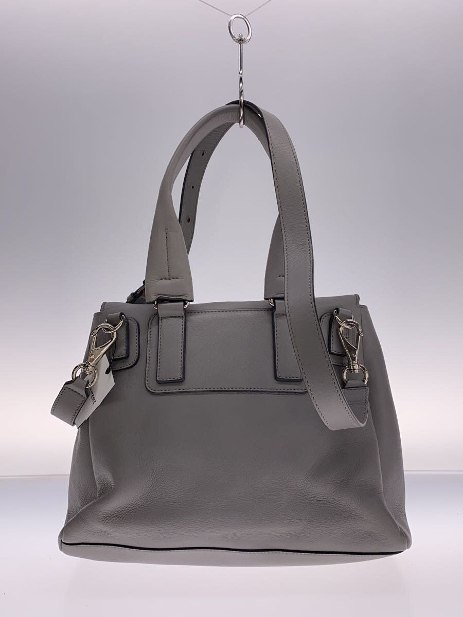GIVENCHY handbag leather Gray solid Used - image 3