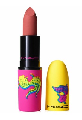 MAC Moon Masterpiece Powder Kiss Lipstick Shade BRICKTHROUGH 3g New In Box