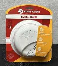 FIRST ALERT 9120B Smoke Detector - Alarm Hardwired AC with Battery Backup - NEW!