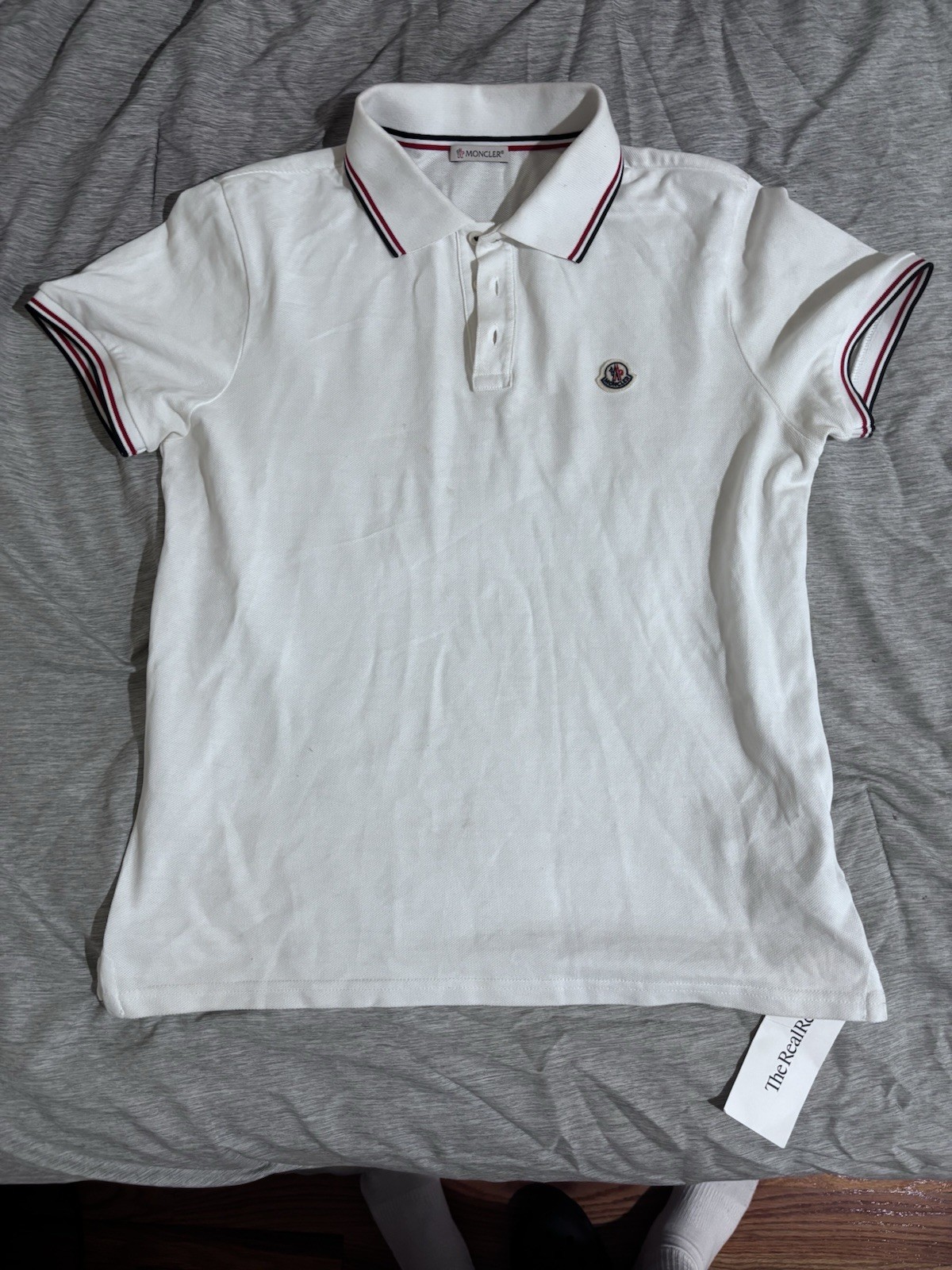 Authentic Moncler Men's Short Sleeve Polo Shirt in Size S