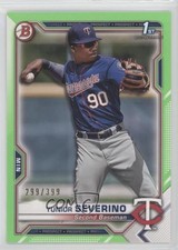2021 Bowman Prospects Neon Green Border 299/399 Yunior Severino #BP-140 ng3