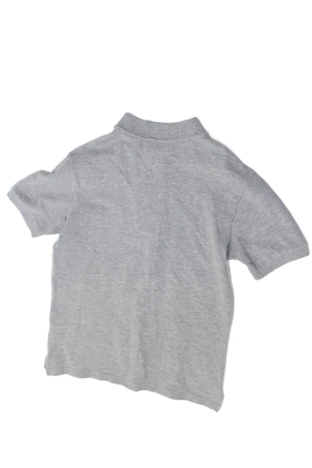 Polo básico gris manga corta cuello Lacoste para niños talla 12 Foto 2 de 4