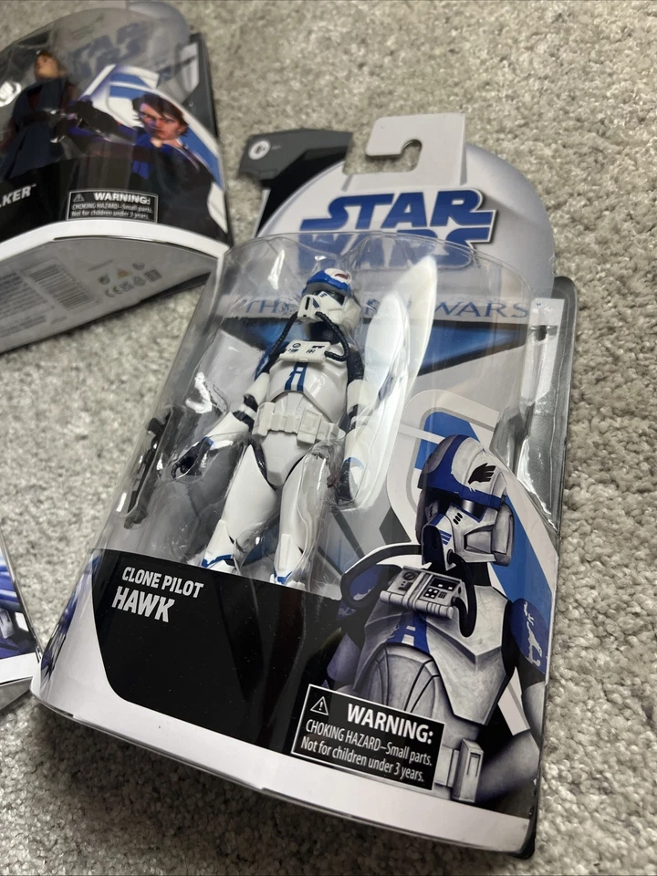 Star Wars Clone Wars Anakin Skywalker, ARC Trooper Echo, Clone Pilot Hawk 50th - Image 3 of 4