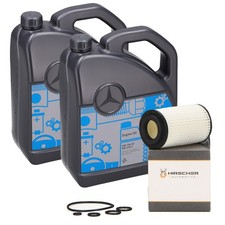 10L ORIGINAL Mercedes-Benz Motor&ouml;l 5W40 MB 229.5 + HIRSCHER &Ouml;lfilter 0001802609