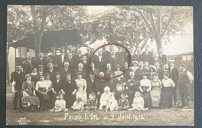 Fotokarte CPA 69 LYON Sommerpalast 9. Juni 1912 Foto J RAPHAËL