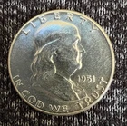 Beautiful 1951 Ben Franklin Half Dollar-Mint Condition