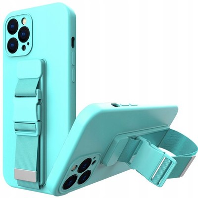 HURTEL ROPE CASE GEL FÜR IPHONE 12 PRO MAX MIT LANYARD UND KETTE