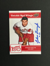 JOHN BUCYK 2025 #39 DETROIT RED WINGS CENTENNIAL CARD JSA AUTHENTICATED