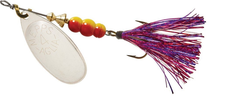 3-Mepps Aglia Flashabou In-Line Spinner 1/2oz. Purple Pink B5FTS-PPK | eBay