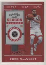 2019-20 Panini Contenders Optic Season Ticket Red Prizm Fred VanVleet #94 03rx